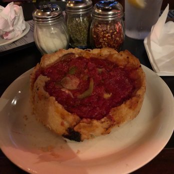 Pizzeria Due - Veggie deep dish - Pizza Near Me - Chicago, Illinois