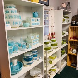 Summit Mercantile - Pyrex collectibles located inside the store!