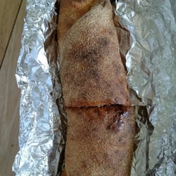Roberto's Pizza & Pasta - Steak and Onion roll,  it's huge
