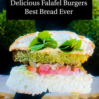 Falafel Burger - Falafel Burgers are awesome! Finally healthy options and vegan options for fast food! - Falafel Near Me - Austin, Texas