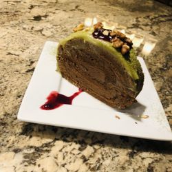 Gusto Personal Chef & Catering - Green Tea cake roll