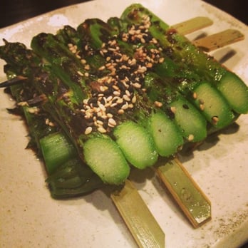 Shochu Lounge - asparagus and sesame - Lounges Near Me - London, XGL Shochu Lounge - asparagus and sesame - Lounges Near Me - London, XGL
