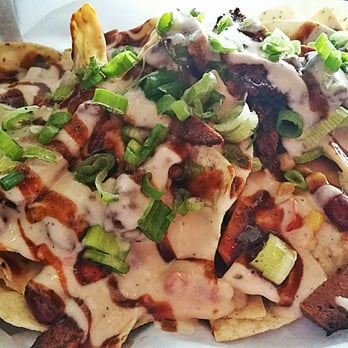 Heavy Riff Brewing - BBQ Seitan Nachos--veg friendly place! - Breweries Near Me - Saint Louis, Missouri