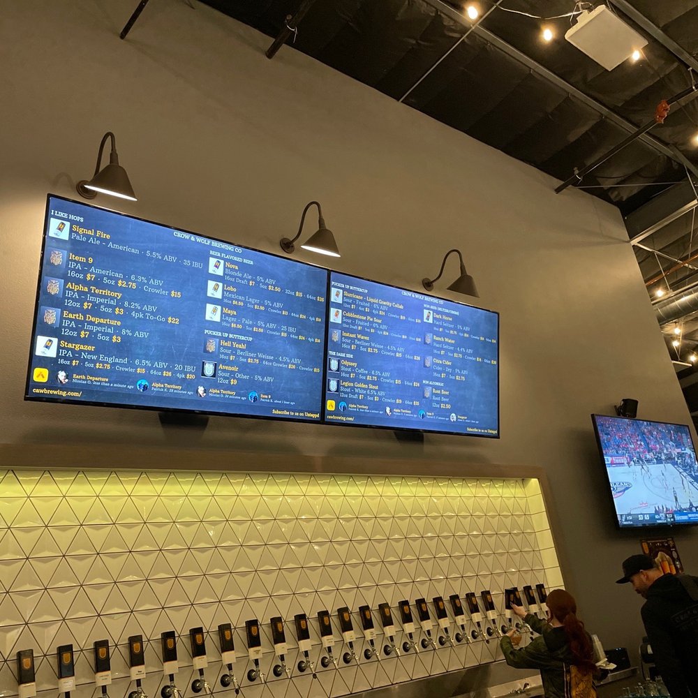 Crow & Wolf - Menu - Breweries Near Me - Clovis, California Crow & Wolf - Menu - Breweries Near Me - Clovis, California