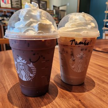 Starbucks - Cafe Mocha and White Chocolate Mocha - Coffee & Tea Near Me - Clovis, California Starbucks - Cafe Mocha and White Chocolate Mocha - Coffee & Tea Near Me - Clovis, California