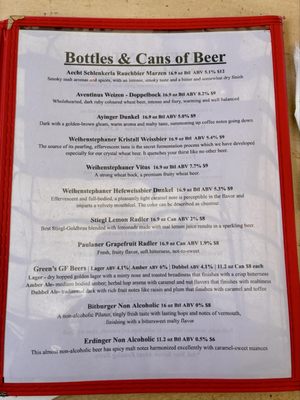 Menu photo 6 Beda's Biergarten San Luis Obispo, CA