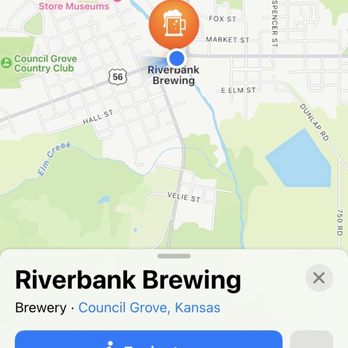Riverbank Brewing - Location - Breweries Near Me - Council Grove, Kansas Riverbank Brewing - Location - Breweries Near Me - Council Grove, Kansas