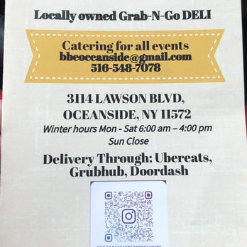 Brown Bag Express - Menu Cover - Delis Near Me - Oceanside, New York