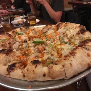 Anju Above - Thai chicken pizza - Asian Fusion Near Me - Bloomington, Illinois