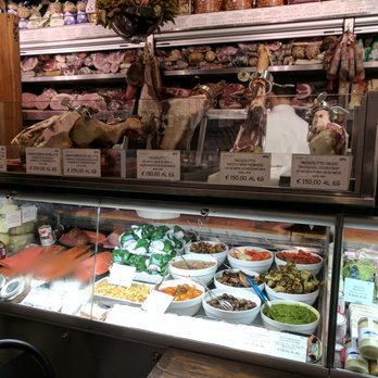 Roscioli - Look at all that hams, salmon, artichokes. - Salumerie Near Me - Rome, RM