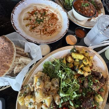 Meddys - Lamb Meddys Main Plate Hummus Spanish EggplantEggplant - Mediterranean Near Me - Kansas City, Missouri Meddys - Lamb Meddys Main Plate Hummus Spanish EggplantEggplant - Mediterranean Near Me - Kansas City, Missouri