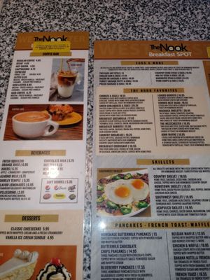 Menu photo 1 The Nook Breakfast Spot Los Angeles, CA Menu photo 1 The Nook Breakfast Spot Los Angeles, CA