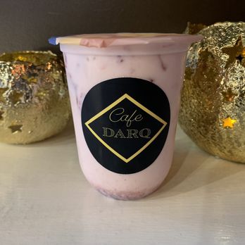 Cafe Darq - Fresh Strawberry Milk - Asian Fusion Near Me - Boston, Massachusetts