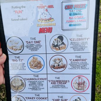 The Funnel Experience - Menu - Desserts Near Me The Funnel Experience - Menu - Desserts Near Me