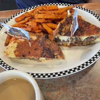 Black Bear Diner Tucson - Parmesan Sourdough Cheeseburger* (960 cals.) - Diners Near Me - Tucson, Arizona Black Bear Diner Tucson - Parmesan Sourdough Cheeseburger* (960 cals.) - Diners Near Me - Tucson, Arizona