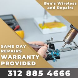 Ben's Wireless And Repairs - Same Day Repairs,
Warranty Provided