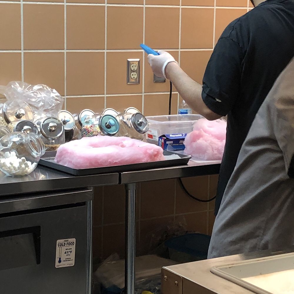 Creamery & Joy - Making the burrito - Ice Cream & Frozen Yogurt Near Me - Concord, California