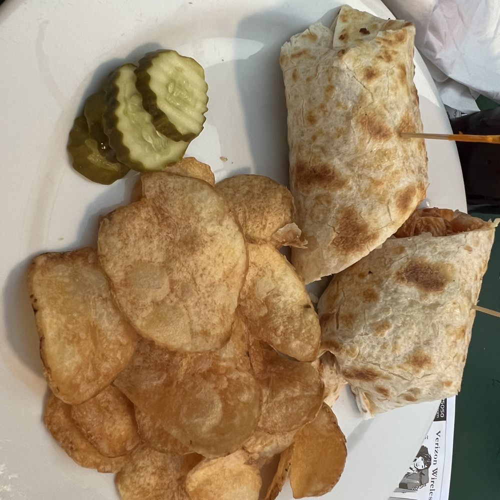 Wilderness Restaurant - Buffalo chicken wrap. ($13) - American Near Me - Colebrook, New Hampshire