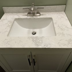 David Home Services LLC - Bathroom vanity sink and faucet install part of bathroom remodel