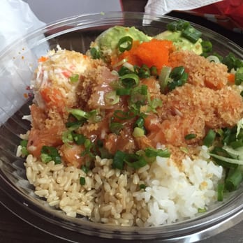 Poke Dot - Regular bowl (3 scoops) - Seafood Near Me - Irvine, California