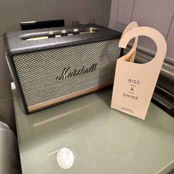 The Ampersand Hotel - The snazzy Bluetooth speaker. I may purchase one of these, this sounds amazing! - Hotels Near Me - London, XGL
