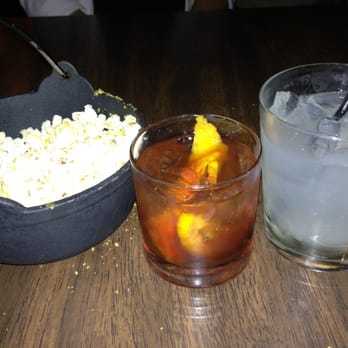 Sidecar - Popcorn. Old fashioned. Cucumber gimlet. - New American Near Me - San Luis Obispo, California Sidecar - Popcorn. Old fashioned. Cucumber gimlet. - New American Near Me - San Luis Obispo, California
