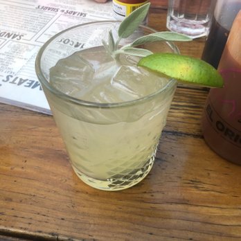 Hamilton Pork - Mezcal margarita  Pineapple Lime Agave  Sage - Barbeque Near Me - Jersey City, New Jersey