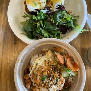 Egghead Cafe - Porky bowl and pork belly benny - Coffee & Tea Near Me - Honolulu, Hawaii