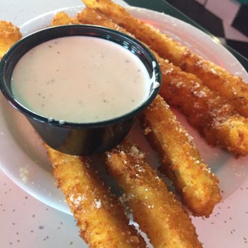 Frisco's Carhops - Zucchini sticks with ranch - American Near Me - Whittier, California Frisco's Carhops - Zucchini sticks with ranch - American Near Me - Whittier, California