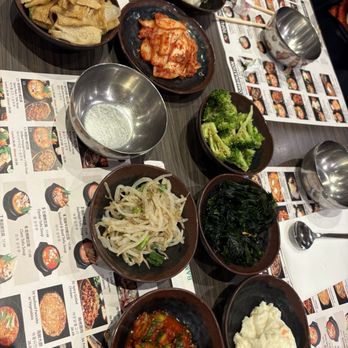 A Ri Rang Tofu House - side dishes - Korean Near Me - San Gabriel, California