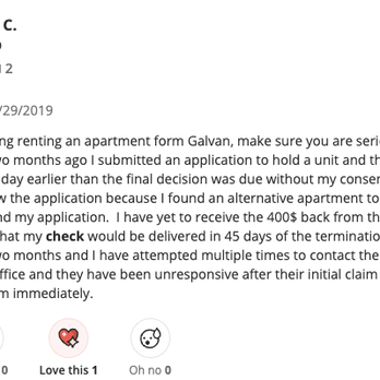 Galvan at Twinbrook Apartments - Have the same issue as this guy. It's now about half a year (6 months) and I still haven't received my deposit. - Apartments Near Me - Rockville, Maryland Galvan at Twinbrook Apartments - Have the same issue as this guy. It's now about half a year (6 months) and I still haven't received my deposit. - Apartments Near Me - Rockville, Maryland