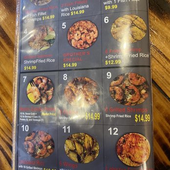 Brother's Seafood - Menu - Seafood Near Me - Spring, Texas