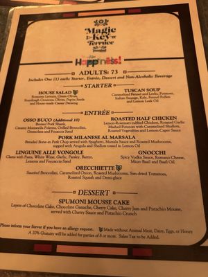 Menu photo 8 Magic Key Terrace - Magic Key Holder Dining Anaheim, CA