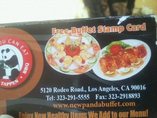 Menu photo 3 New Panda Buffet Los Angeles, CA