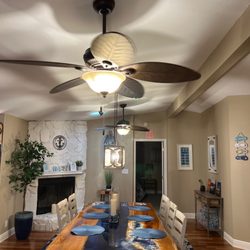 Thomas Electric - Chandelier hanging perfectly.
