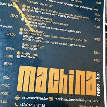 Machina Resto Bar - Restaurants Near Me - Saint-Gilles, BRU Machina Resto Bar - Restaurants Near Me - Saint-Gilles, BRU