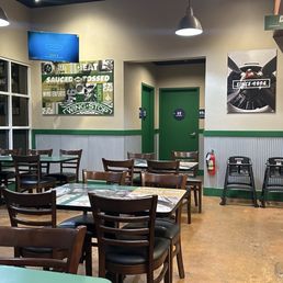 Around 7:00 pm on Wednesday.  Not crowded. Clean inside