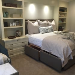 Custom headboard and bed frame wth storage drawers