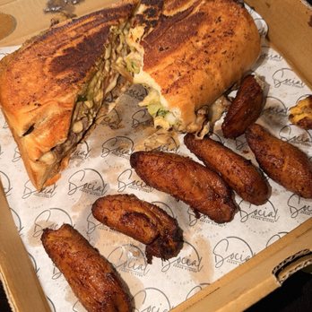 Social Urban Bistro - Steak Asada Sandwich with Maduros / Sweet Plantains full of flavor I don't know which one is better now the Our Cuban Sandwich or this one! - Cuban Near Me - Summerville, South Carolina Social Urban Bistro - Steak Asada Sandwich with Maduros / Sweet Plantains full of flavor I don't know which one is better now the Our Cuban Sandwich or this one! - Cuban Near Me - Summerville, South Carolina