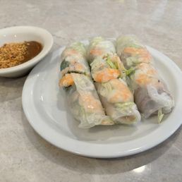 2. Shrimp and Pork Summer Rolls. Didn't taste fresh and quite bland 2. Shrimp and Pork Summer Rolls. Didn't taste fresh and quite bland