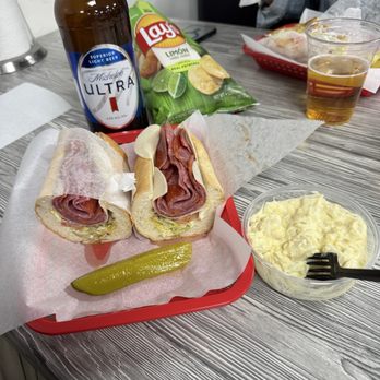 Frank's New York Style Deli - The Tony, potato salad, chips, and an Ultra to wash it down! - Delis Near Me - Phoenix, Arizona