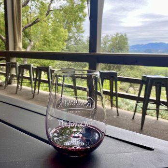 Rombauer Vineyards - View from our seat! Tasting their Cab - Wineries Near Me - St. Helena, California Rombauer Vineyards - View from our seat! Tasting their Cab - Wineries Near Me - St. Helena, California