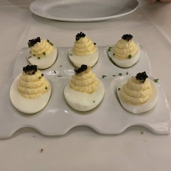 Ocean Prime - White Truffle Caviar Devils Eggs - Seafood Near Me - Tampa, Florida Ocean Prime - White Truffle Caviar Devils Eggs - Seafood Near Me - Tampa, Florida