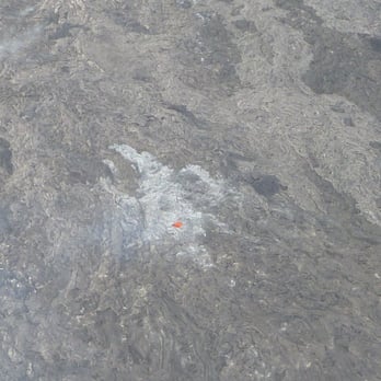Safari Helicopters - "Skylight" of hot magma, Kiluea - Aerial Tours Near Me - Hilo, Hawaii Safari Helicopters - "Skylight" of hot magma, Kiluea - Aerial Tours Near Me - Hilo, Hawaii