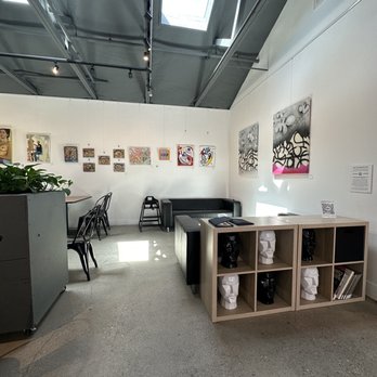 Nautical Bean - Inside with artwork - Coffee & Tea Near Me - San Luis Obispo, California Nautical Bean - Inside with artwork - Coffee & Tea Near Me - San Luis Obispo, California