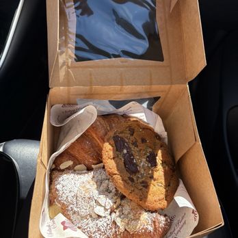 Salted Butter - Plain croissant, chocolate chip cookie and browned butter almond croissant - Desserts Near Me - Pasadena, California Salted Butter - Plain croissant, chocolate chip cookie and browned butter almond croissant - Desserts Near Me - Pasadena, California