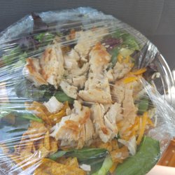 McDonald's - My soggy saran wrap salad.