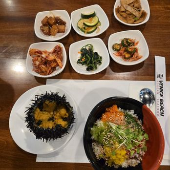 Venice Beach - Sea urchin lunch special. Big bowl of rice with roe variety - Seafood Near Me - Buena Park, California