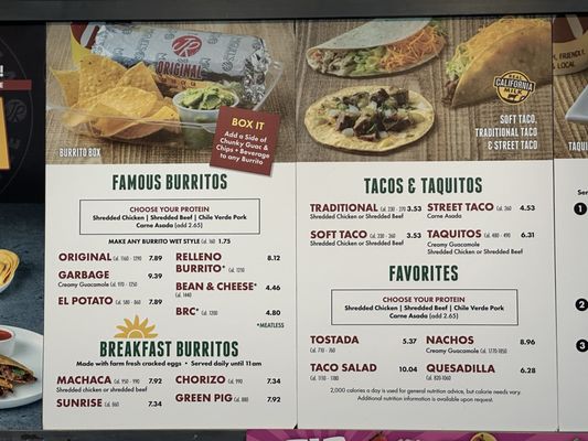 Menu photo 2 Miguel's Jr Riverside, CA