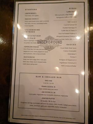 Menu photo 2 The Underground Clackamas, OR Menu photo 2 The Underground Clackamas, OR